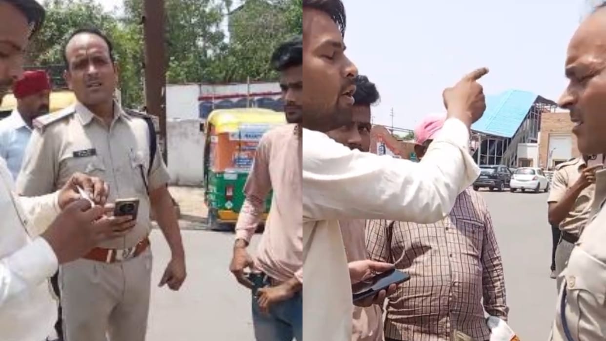 Clash between RPF team and auto drivers over collection at the bareilly junction