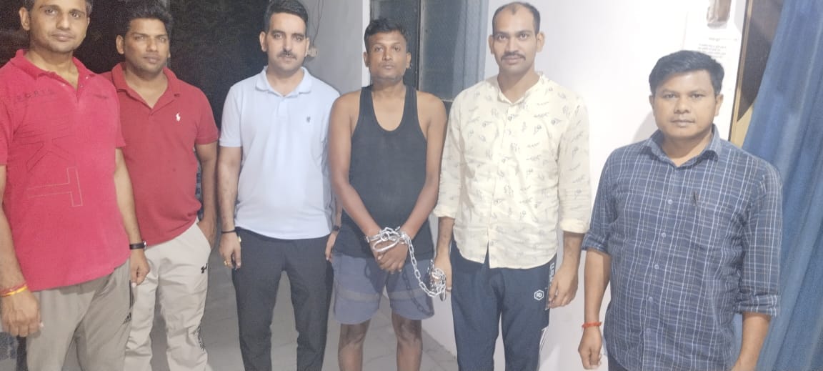 Haryana Police arrested youth from Gopalganj in acyber fraud case of Rs 7 crore