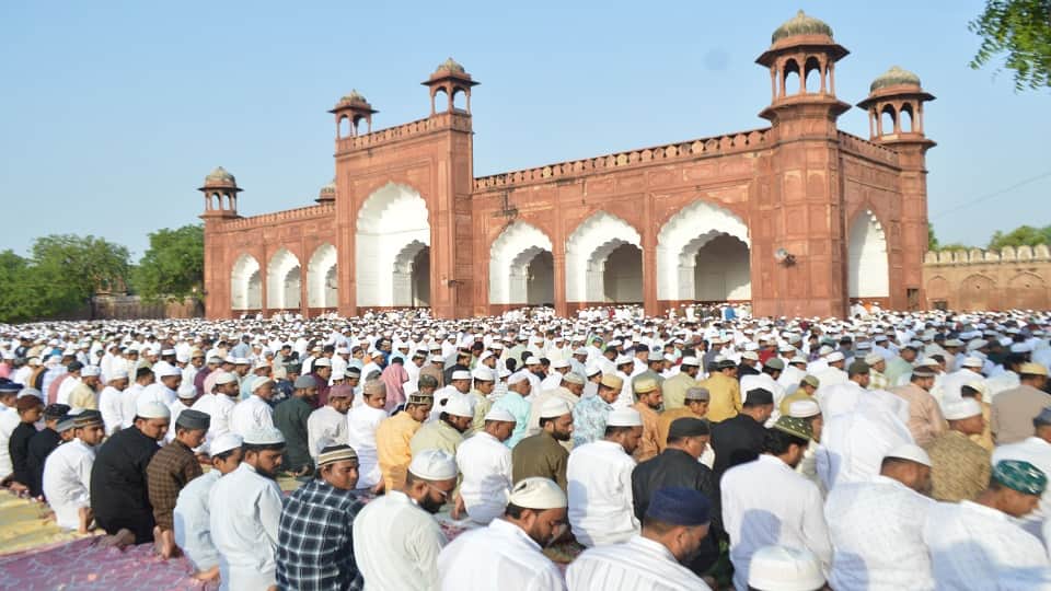 Namaz was offered at these places including Taj Mahal on Bakrid