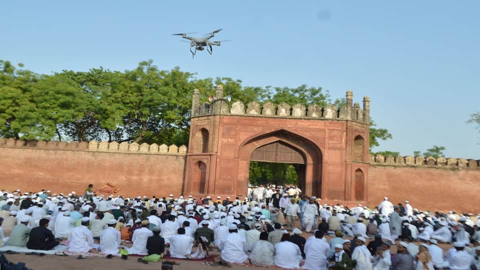 Namaz was offered at these places including Taj Mahal on Bakrid
