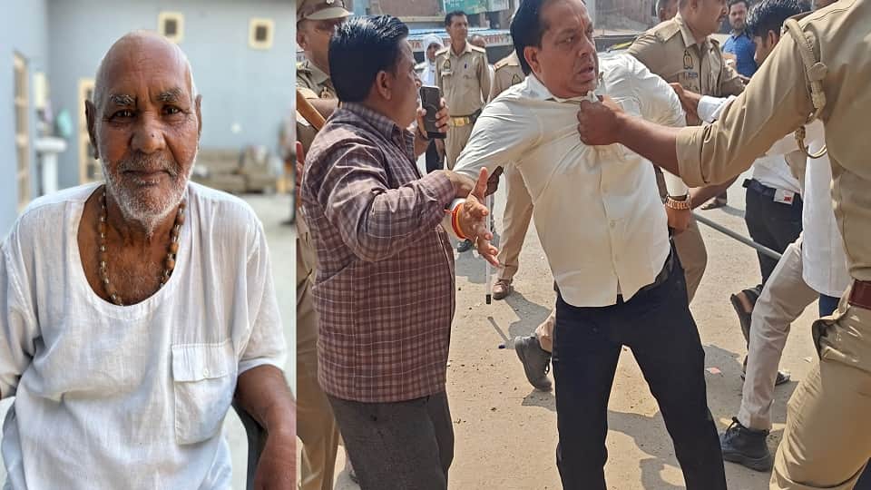 Uproar over last rites of Mahant Surendra Das in Mainpuri