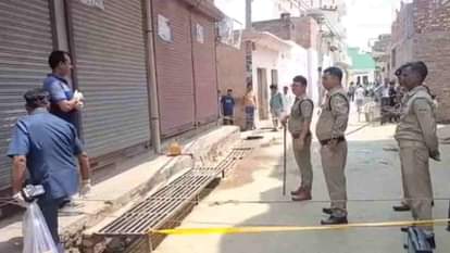 मंगलौर में तैनात पुलिस बल