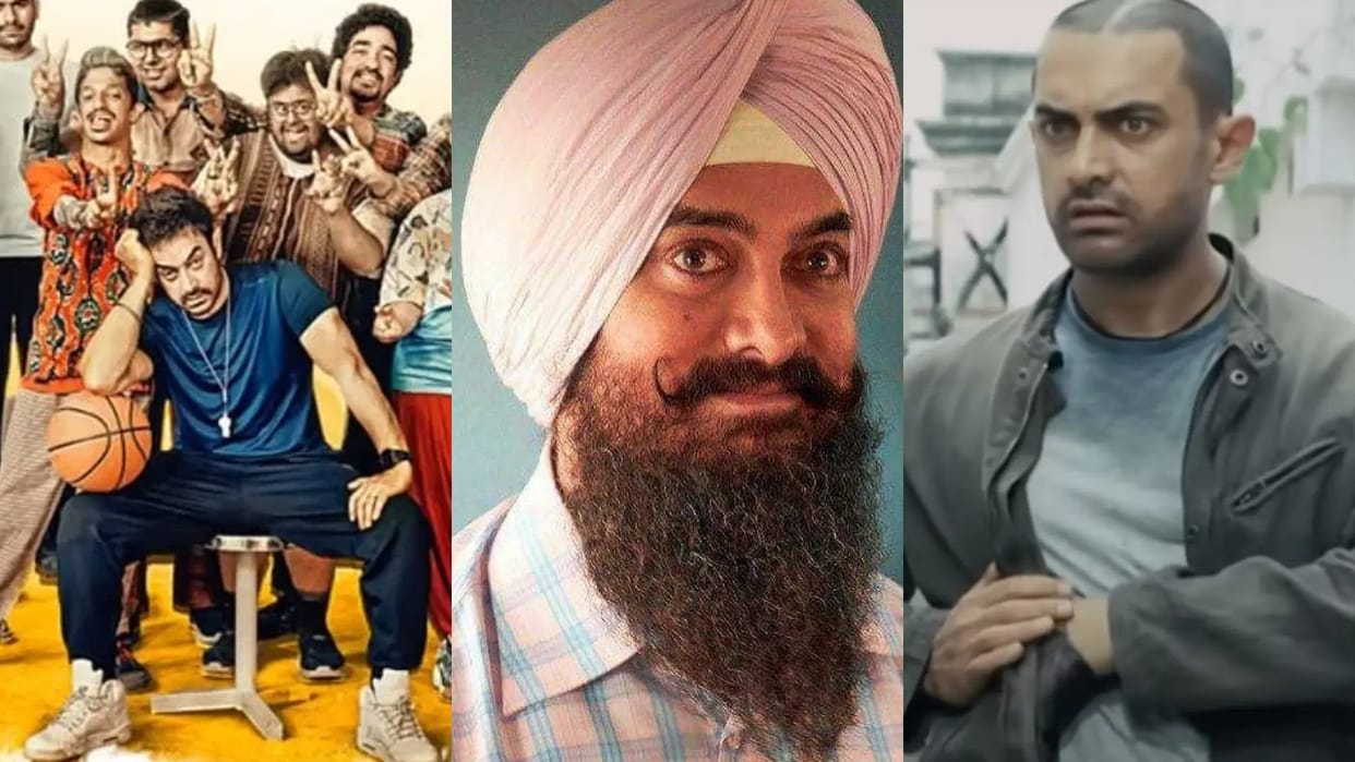Aamir Khan Remake or Inspired Films Laal Singh Chaddha Ghajini Sitaare Zameen Par Laapataa Ladies