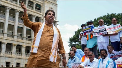 Bengaluru Stampede: BJP holds protest, seeks resignation of CM and Deputy CM over RCB stampede