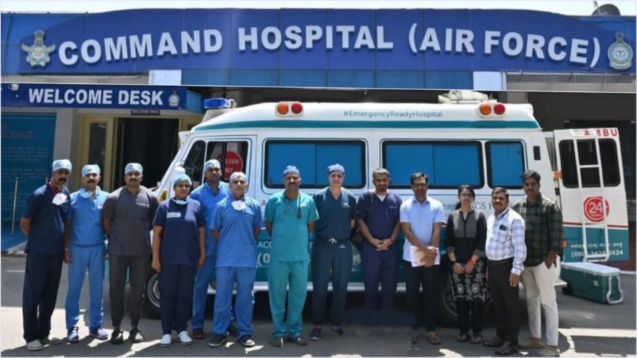 IAF airlifts kidney, cornea as multi-organ donation saves lives of 5 persons News In Hindi