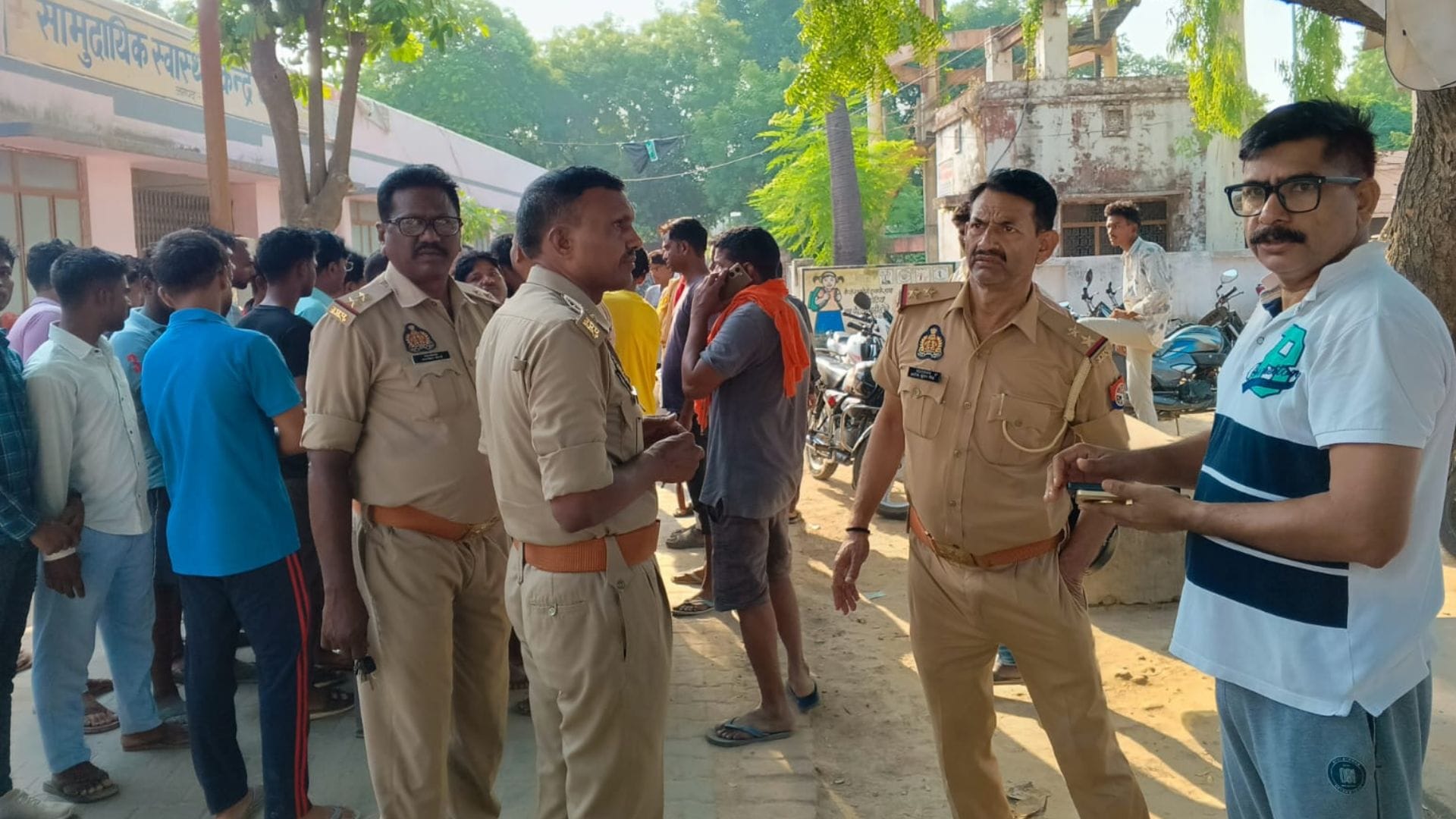 UP Accident news uncontrolled pickup crushed middle-aged man and teenager both died