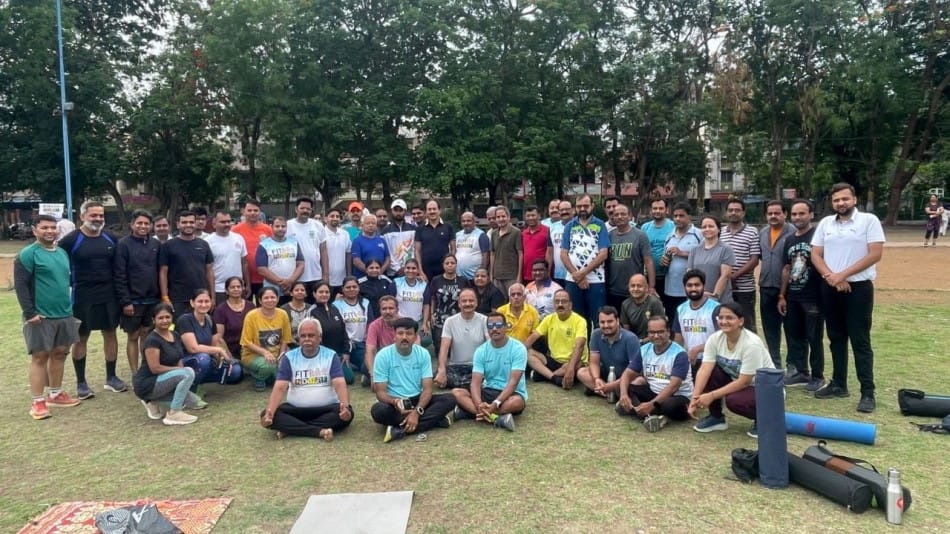 Indore news fitness challenge in Rambagh: Dr. Bharat Rawat explains 5S exercise formula for a healthy heart