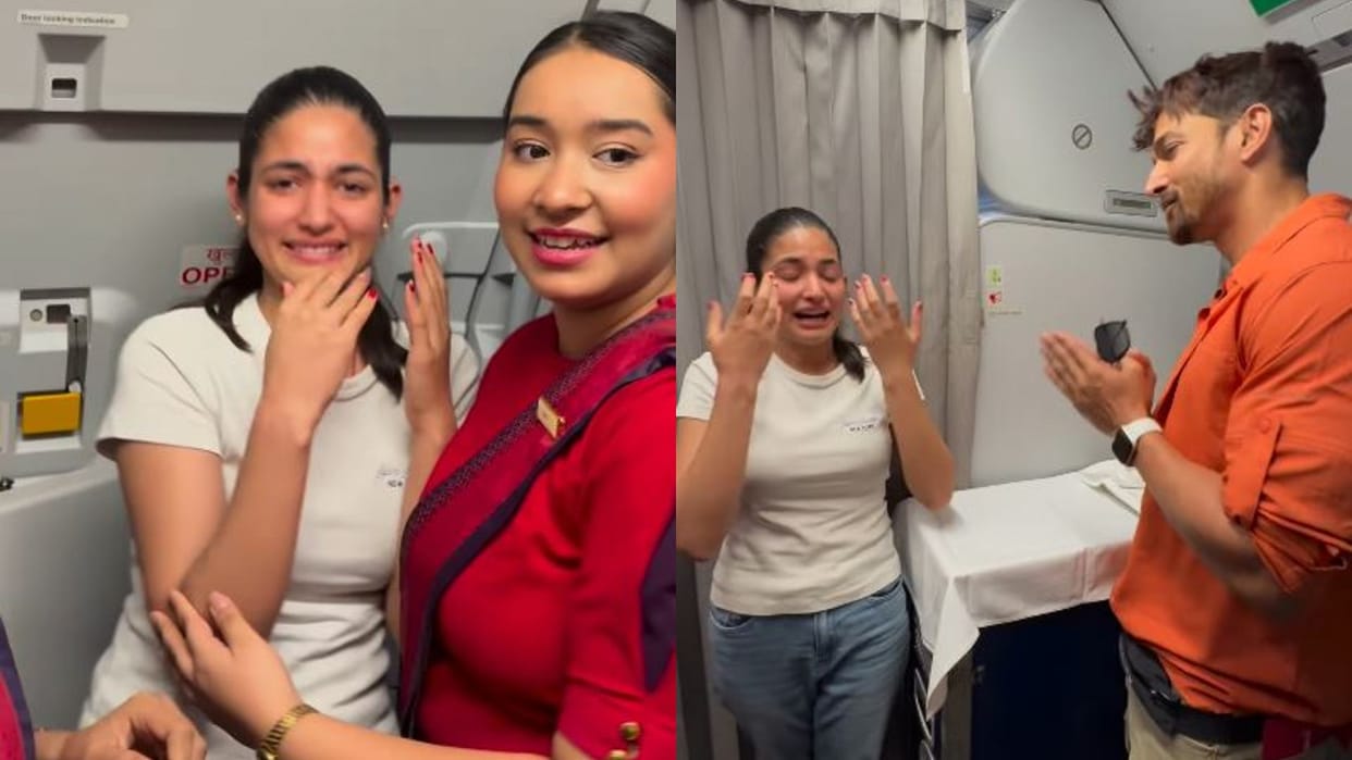 Harshvardhan Rane fan Cries After Meeting him On Flight video goes viral