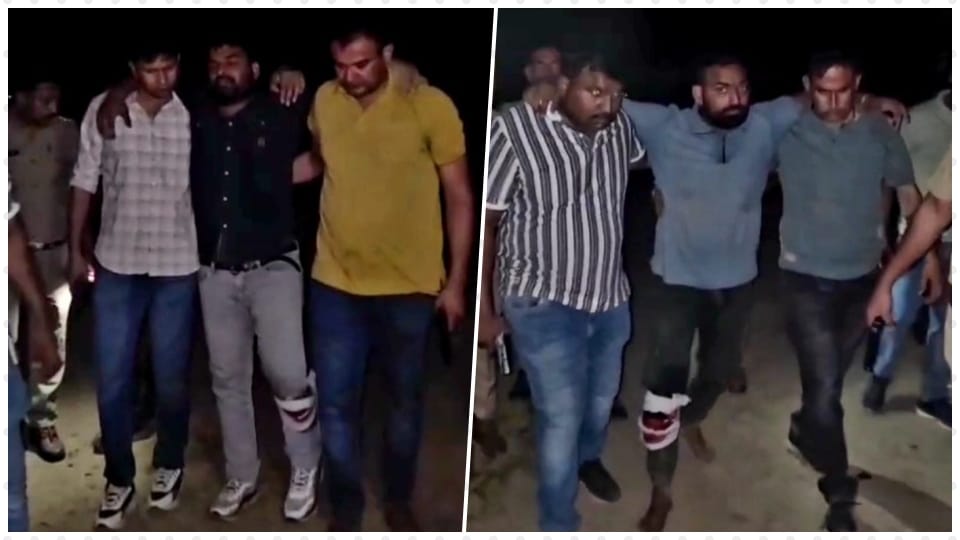 Encounter took place on Ambehta-Noorpur road in Saharanpur, two history sheeters injured by bullets