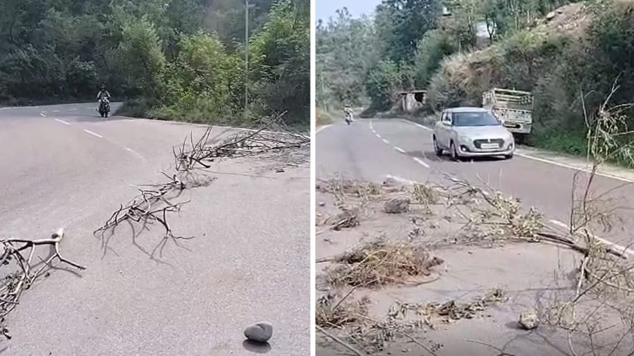 Case filed after eight days against mother and son who obstructed national highway