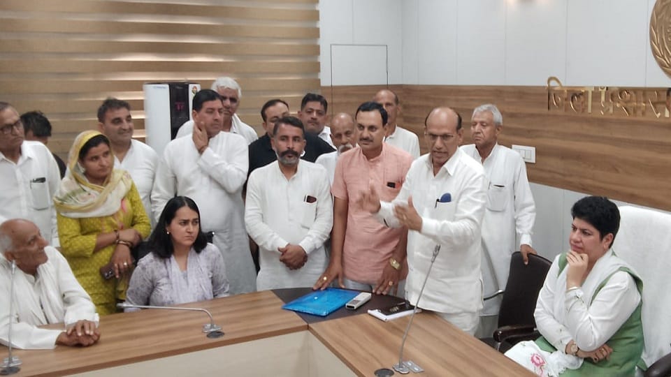 Congress national observer Rita Choudhary in Charkhi Dadri