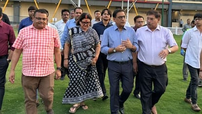 Kanpur A stadium like The Sports Hub can be built in the south Principal Secretary inspected TSH