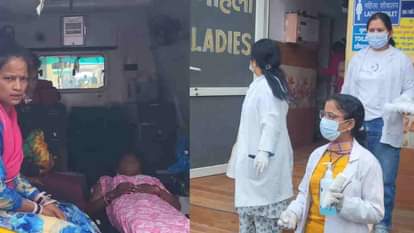 महिला ने शौचालय में दिया बच्चे को जन्म