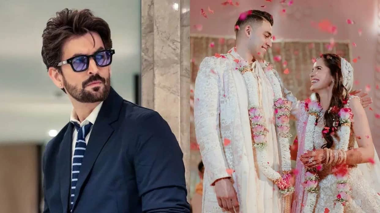 Shazahn padamsee and ashish kanakia organised reception party of their wedding neil nitin mukesh visits