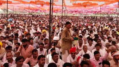 Bharatpur: Massive Crowd at Gurjar Mahapanchayat, Warn Government of Intensifying Agitation if Demands Not Met