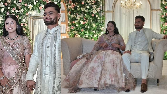 Rinku Singh Priya Saroj Engagement in Lucknow Photos: Guests Arrived in Hotel Akhilesh Yadav Rajiv Shukla