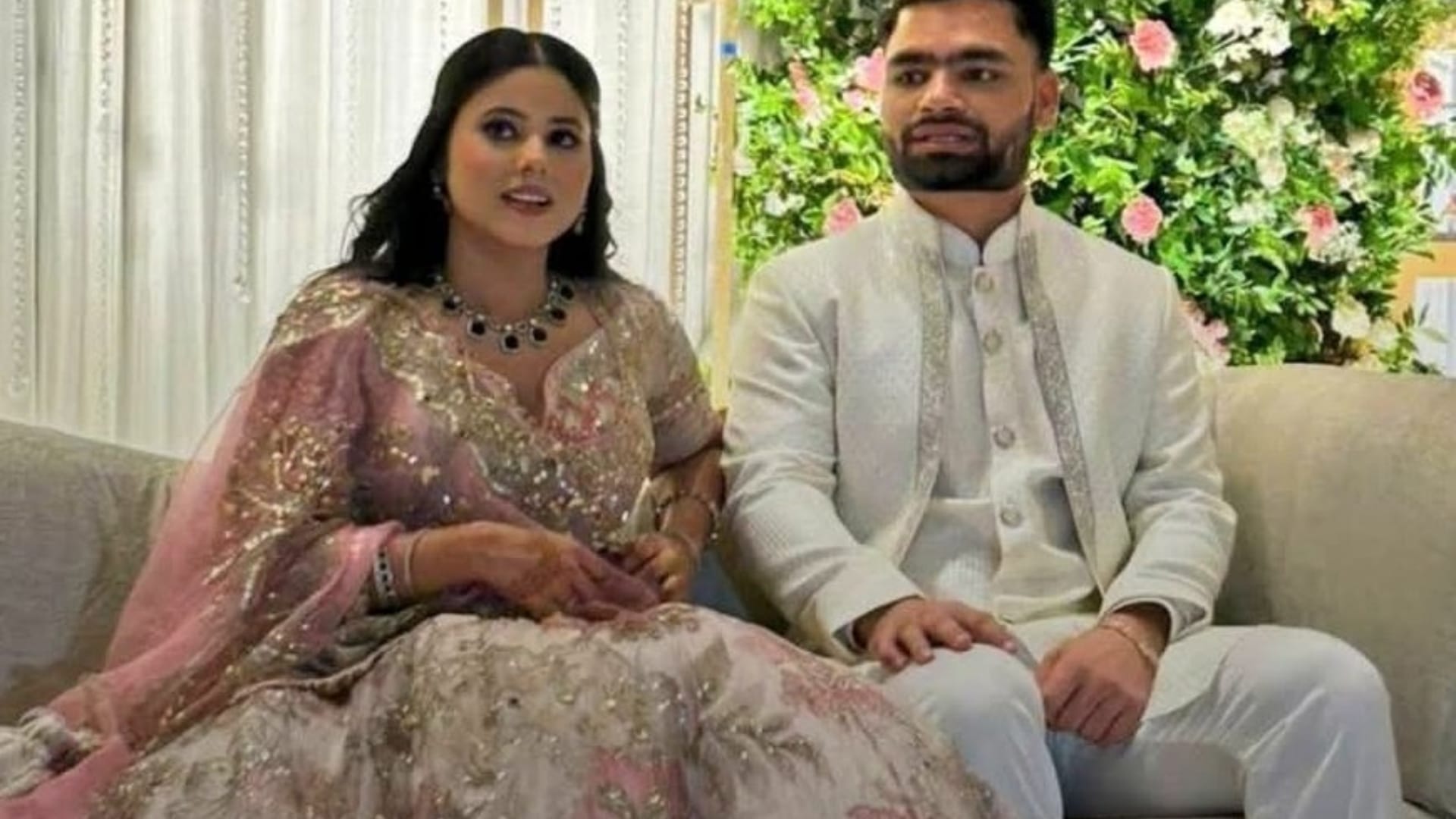 Rinku singh Priya saroj Engagement photos viral on social media