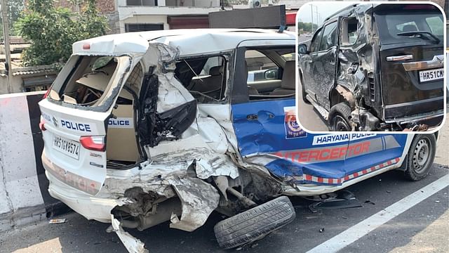 girl hit police vehicle with Scorpio she preparing to become a pilot
