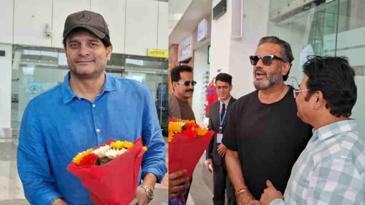 Amar Ujala Samwad: देहरादून पहुंचे एक्टर सुनील शेट्टी और जयदीप अहलावत, एयरपोर्ट पर हुआ स्वागत