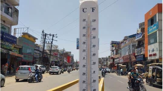 UP Weather News Scorching heat in UP agra city was hottest Meteorological Department