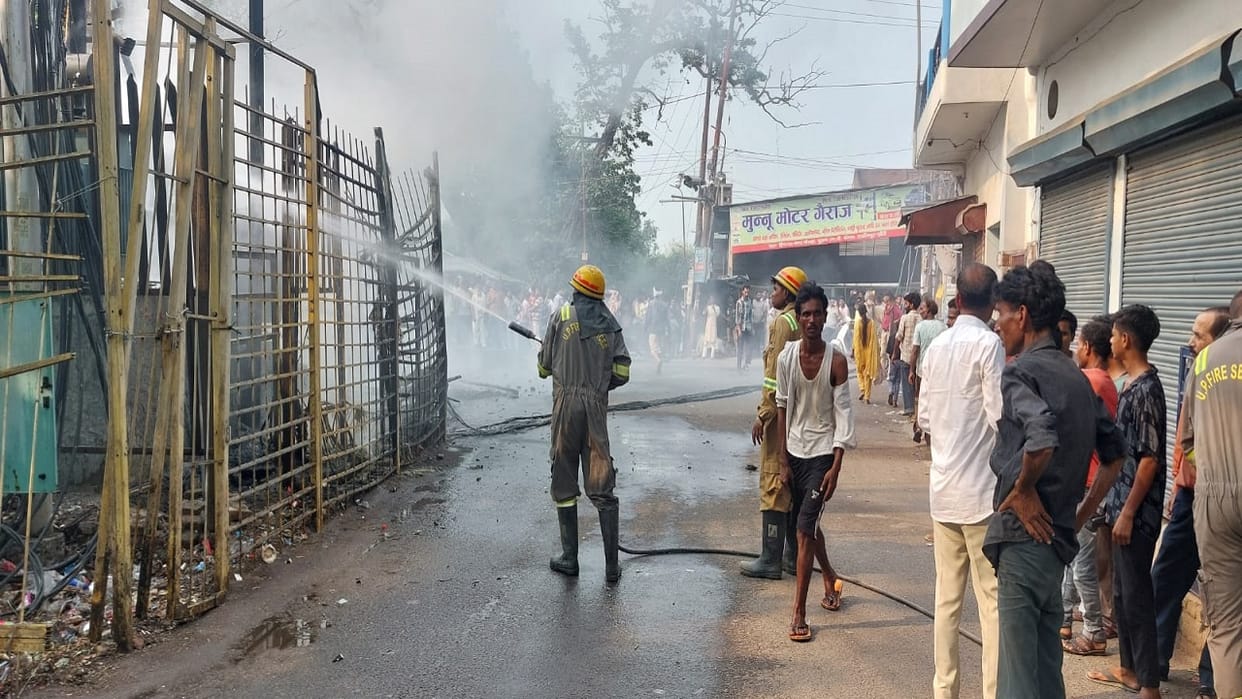 Power crisis deepens in scorching heat transformer catches fire in lakhimpur kheri