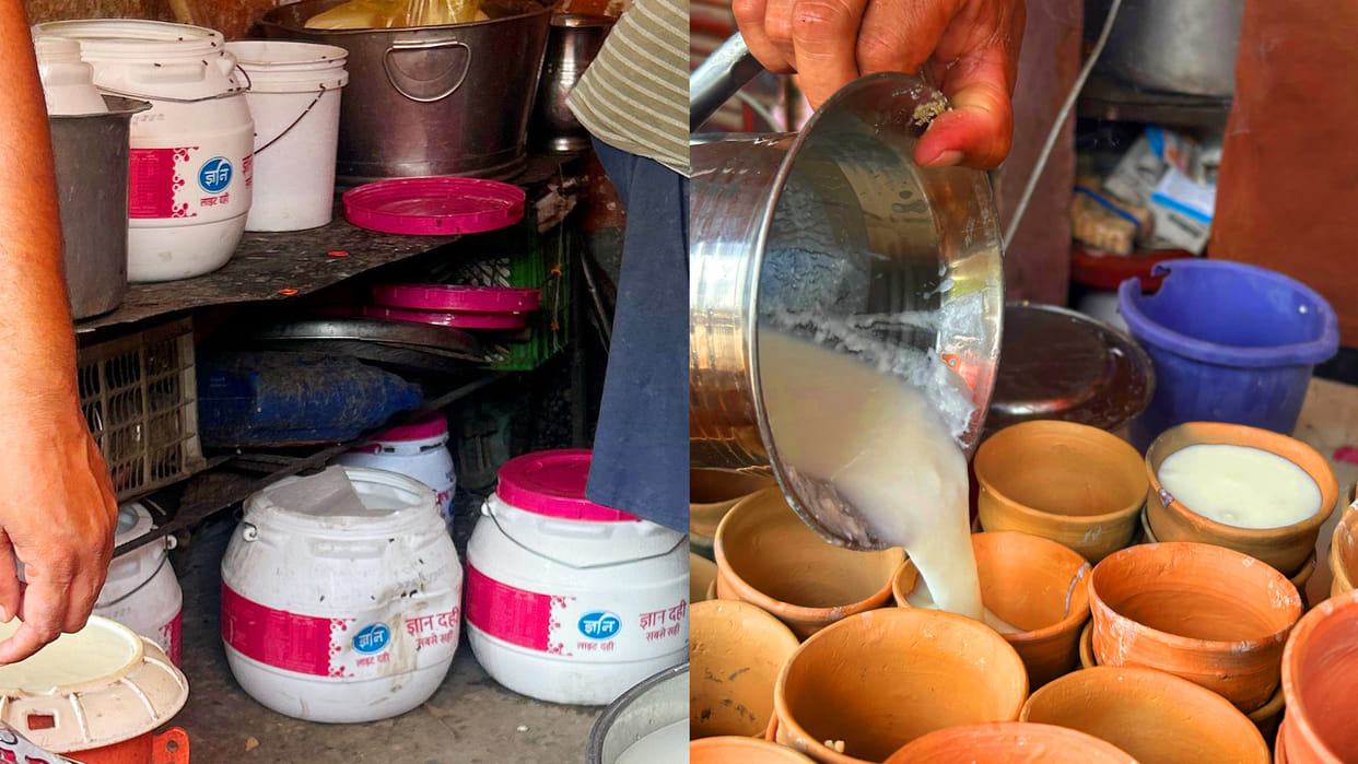 In Gorakhpur, curd is also adulterated, eating powdered curd will increase the disease, be cautious