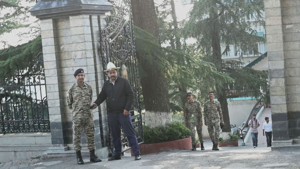 Himachal Pradesh High Court threatened with human suicide IED attack premises evacuated immediately