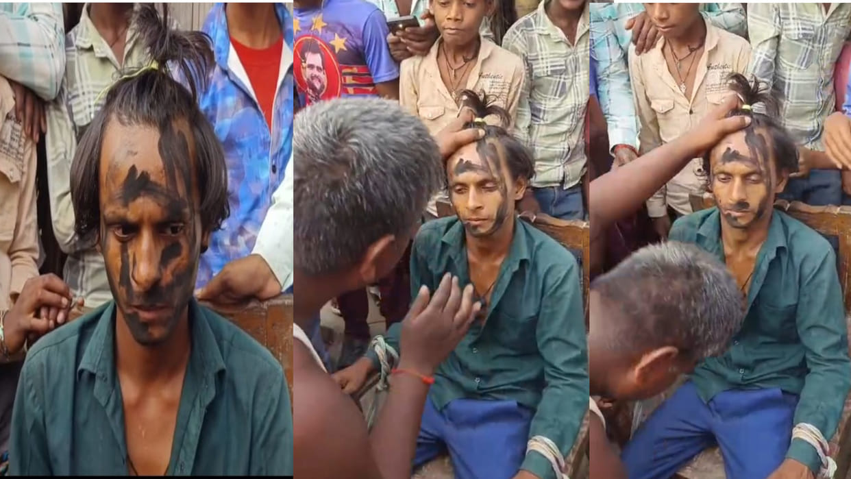 The lover reached in-laws house to meet his girlfriend- got caught- video went viral, incident from Kushinagar