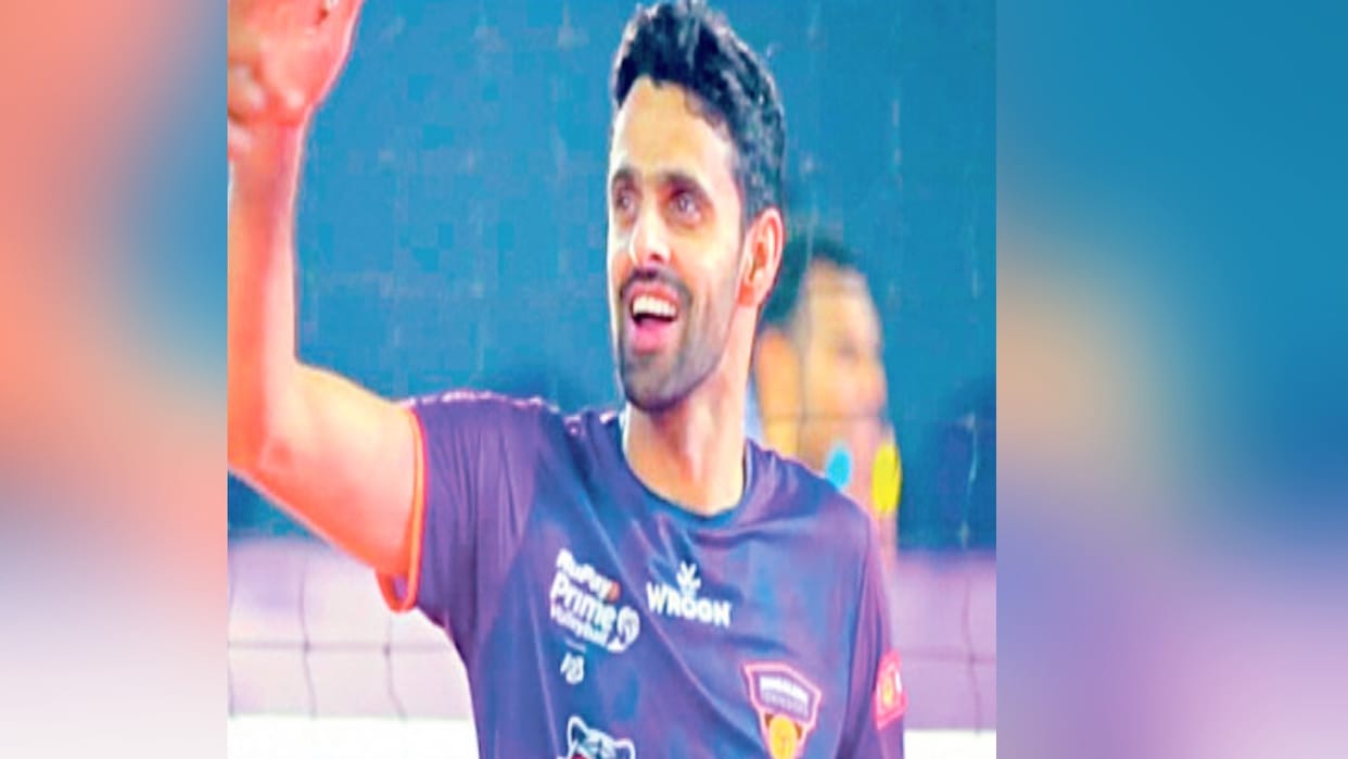 Pankaj Sharma of Rohru will play from Kolkata in volleyball league