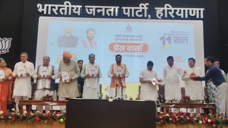 Haryana CM Nayab Saini listed achievements of Modi government