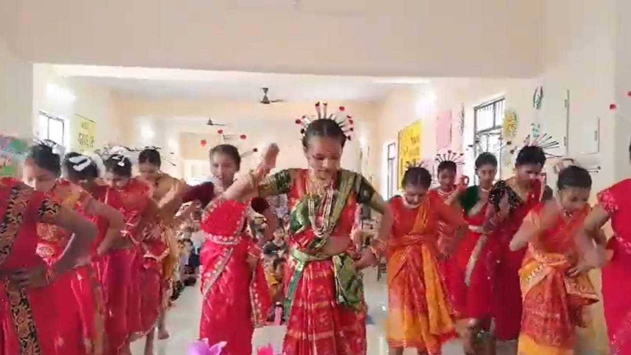 Summer camp concluded there was loud applause children displayed their talent