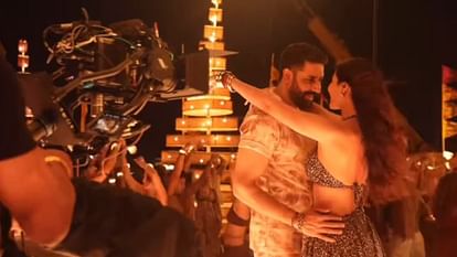 abhishek bachchan shates BTS Video of Film housefull 5 Dil E Nadaan on social media says Lights Music Magic