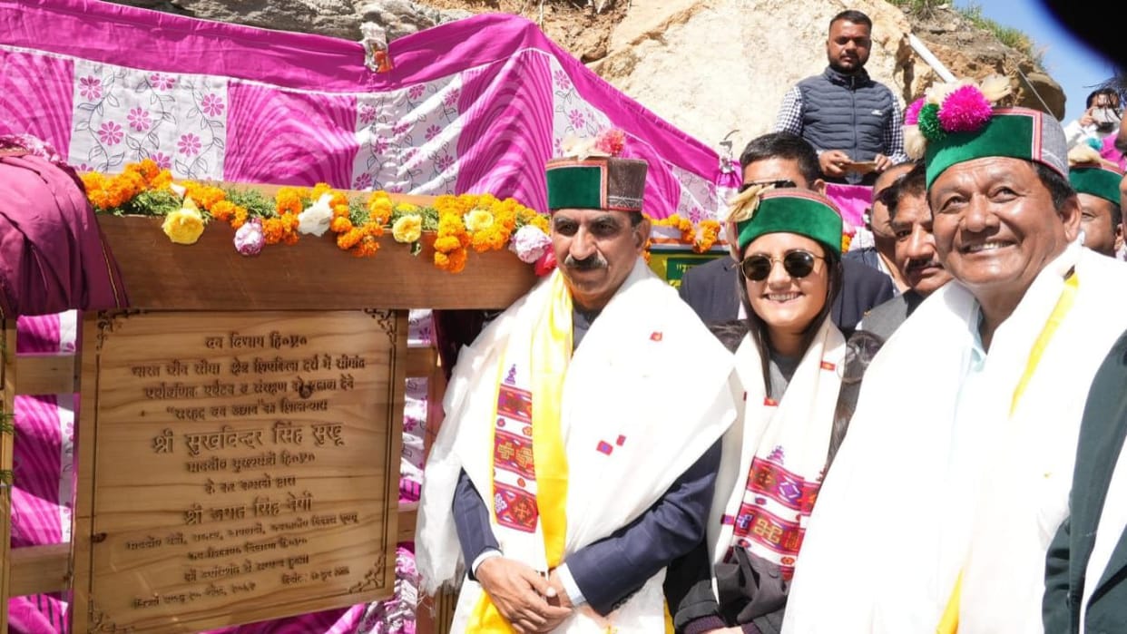 Himachal CM Sukhu reached China border Shipkila laid the foundation stone of border forest park