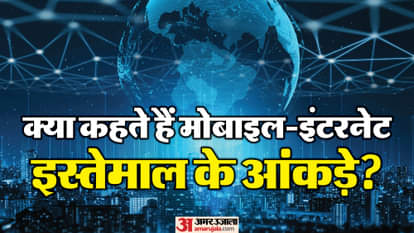 मोबाइल इस्तेमाल के आंकड़े