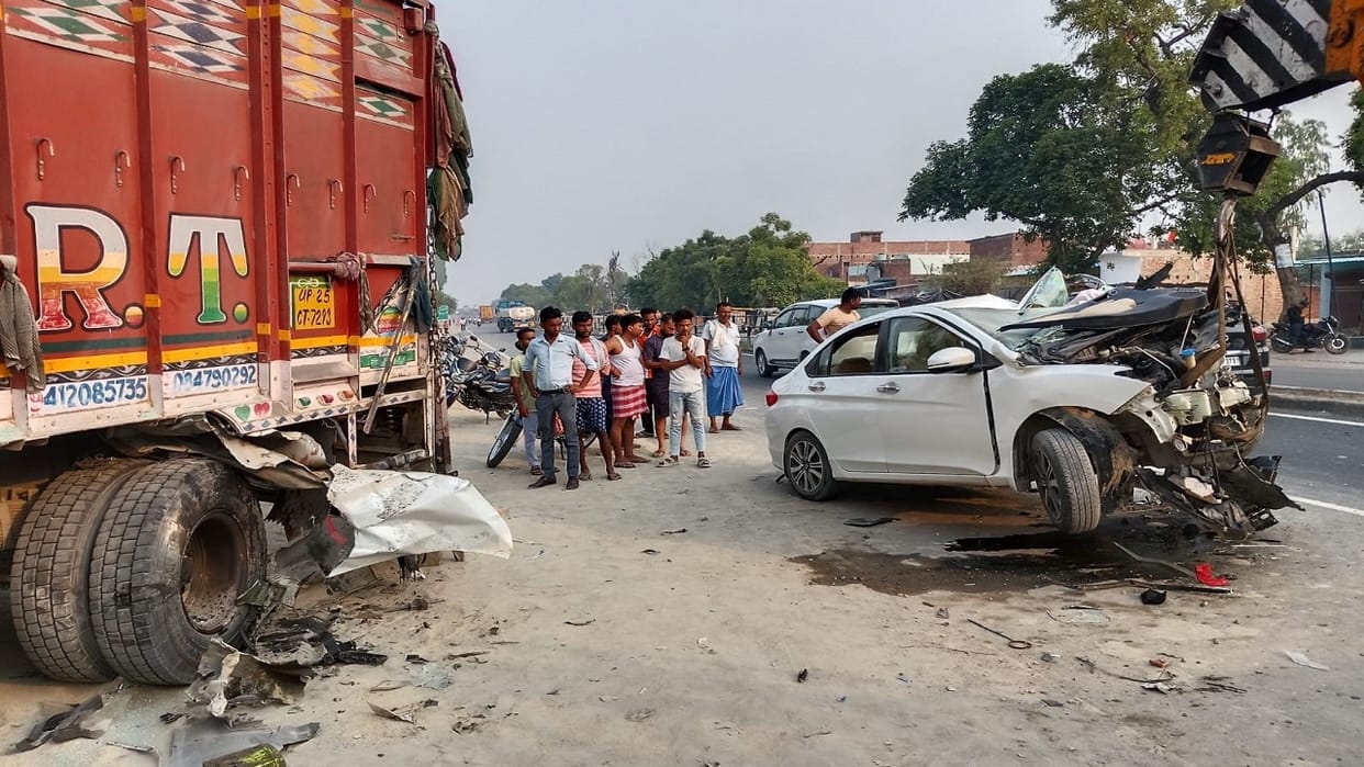 When he survived the accident, he was held hostage and brutally beaten In Gorakhpur
