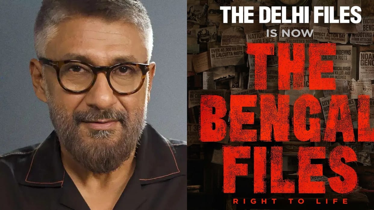 Director vivek agnihotri announced the changed title of his film the delhi files as the bengal files