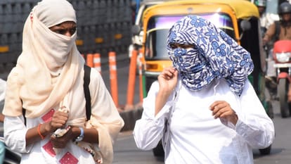 भीषण गर्मी और लू के कारण बाहर निकलना हो रहा मुश्किल।