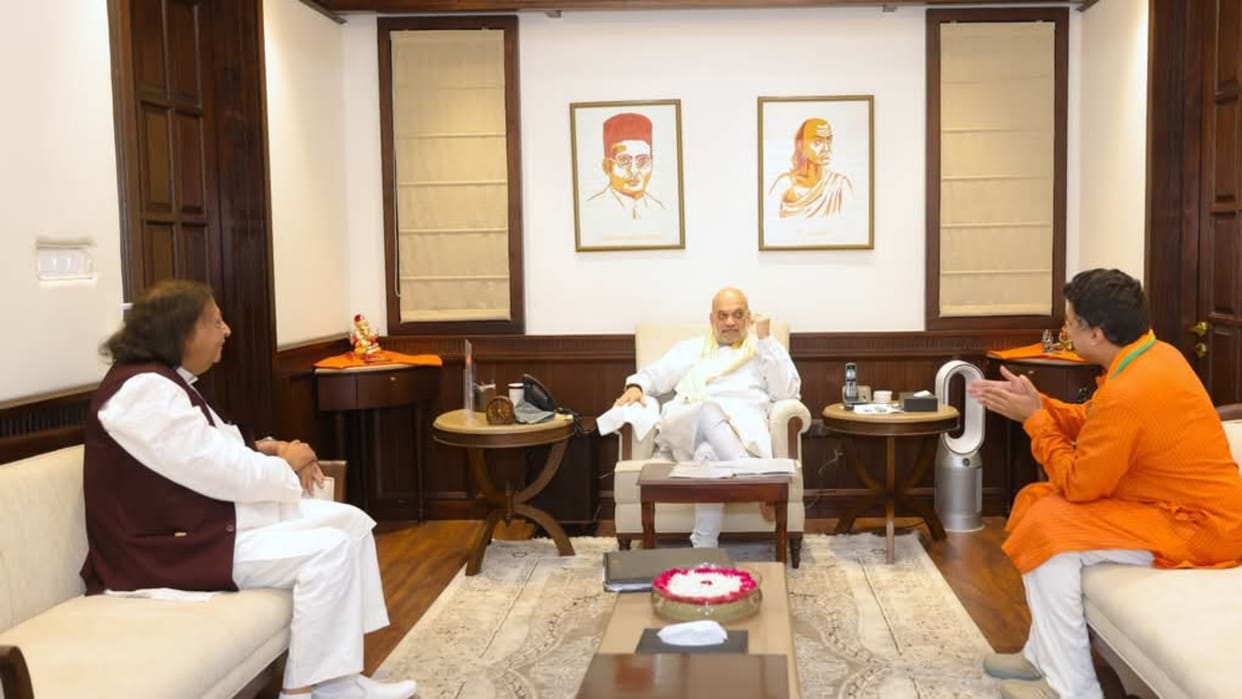 MLA Harsh met Home Minister Amit Shah, discussed about assembly elections