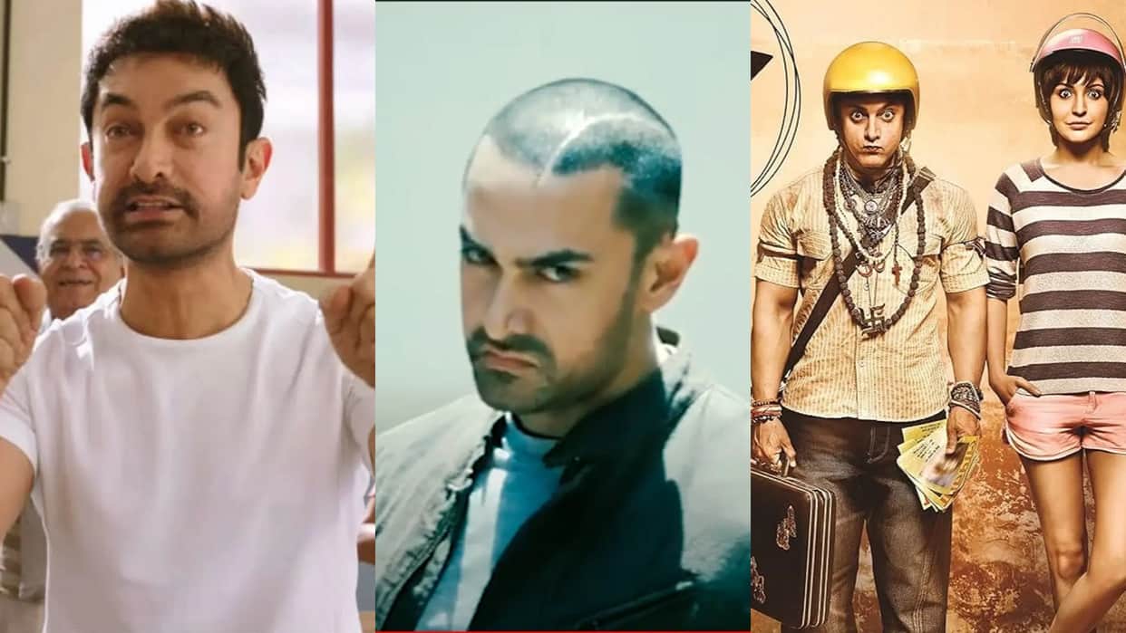 Aamir Khan Films Promotion Style Sell Vada Pav Hairstyle Looks Bhojpuri Language Sitaare Zameen Par Dhoom 3 PK