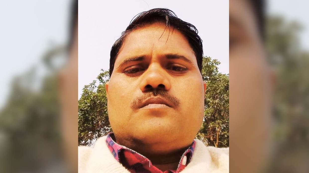 man was hacked to death with axe after entering shop killer was arrested Force deployed in Bhadohi