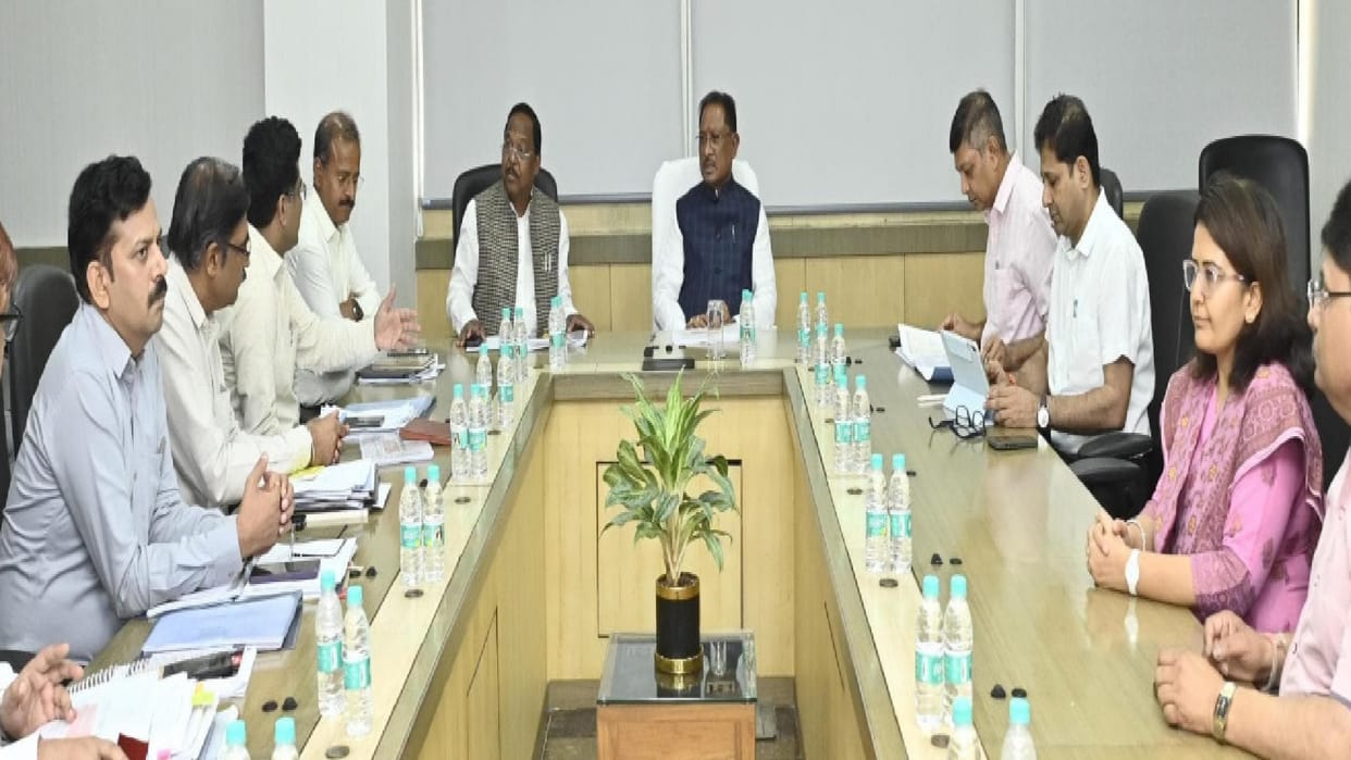 CM vishnudeo sai did a high-level review of Tribal and Scheduled Caste Development Department in chhattisgarh