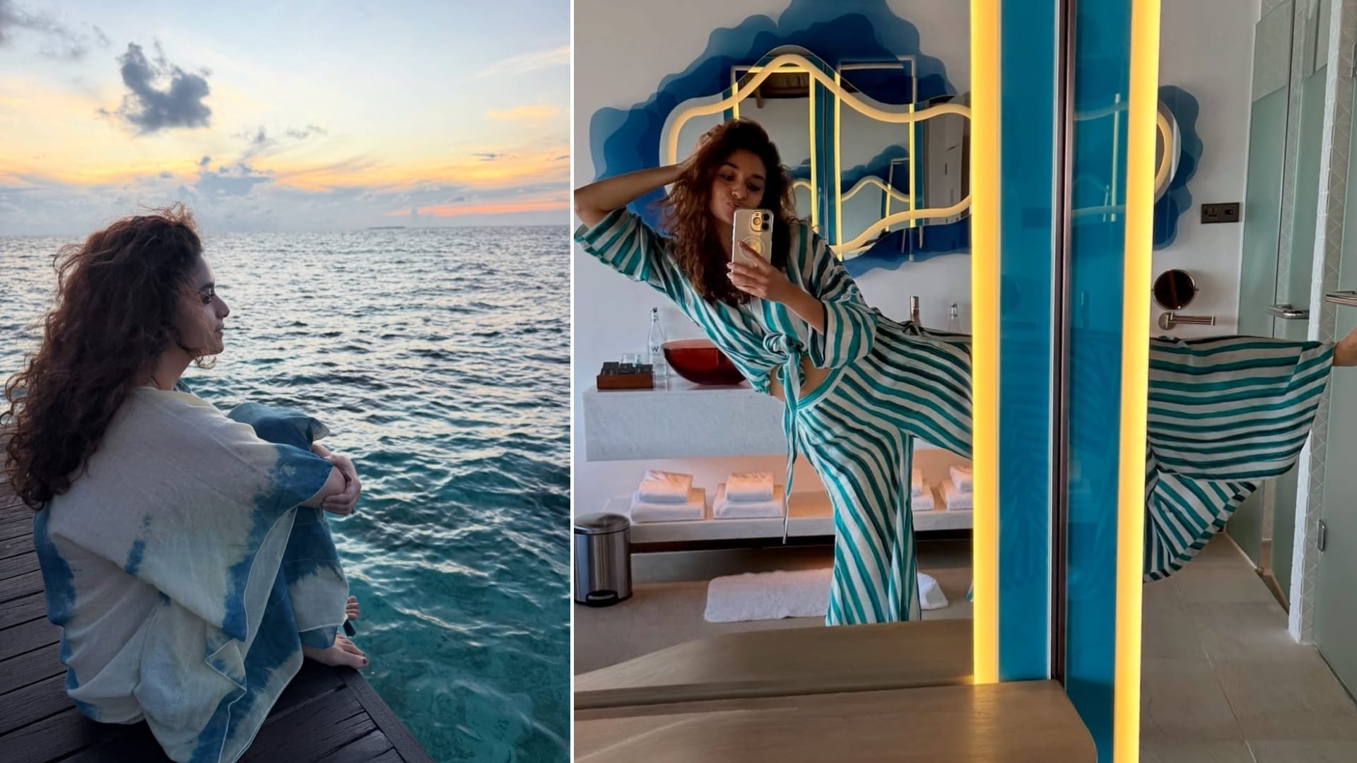 Keerthy Suresh shares Maldives vacation photos with hubby Antony Thattil see pics