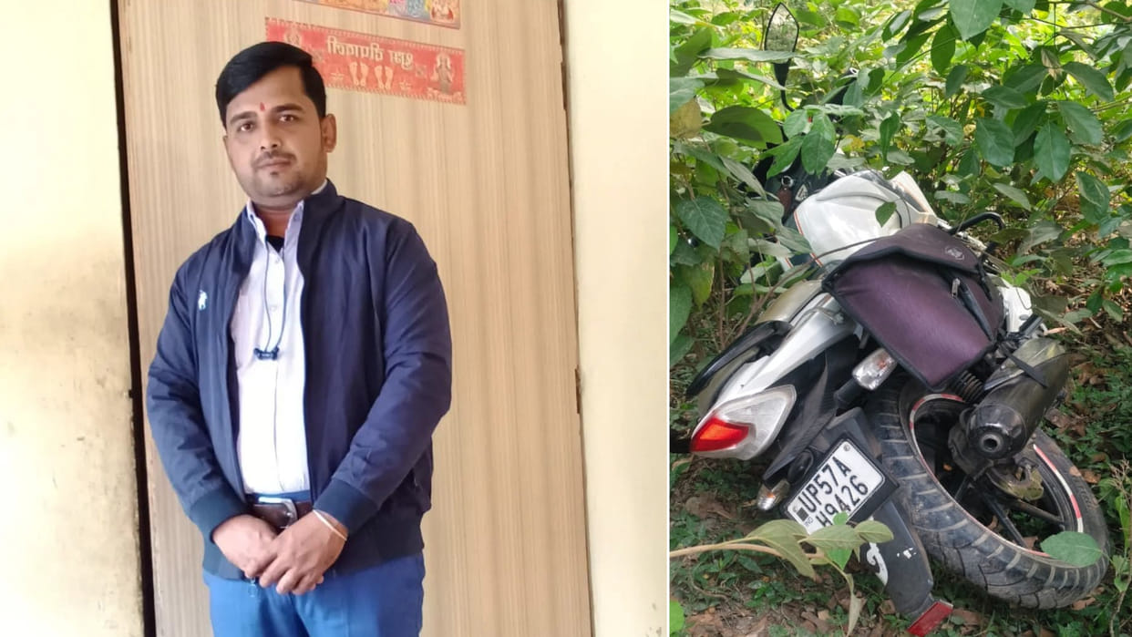 The body of a bike rider was found in Kushinagar, there were serious injury marks on the body