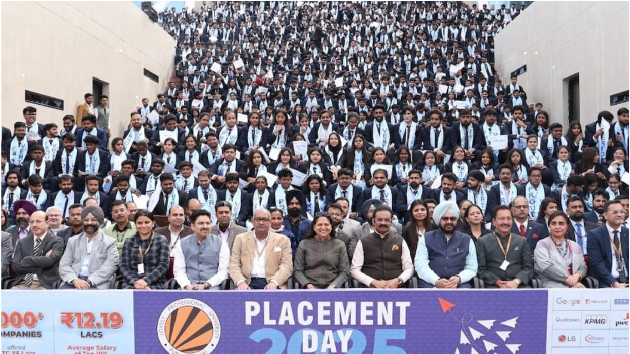 lpu excellent placement for lpu students student of 2025 batch got an attractive package of 2.50 crores rupees