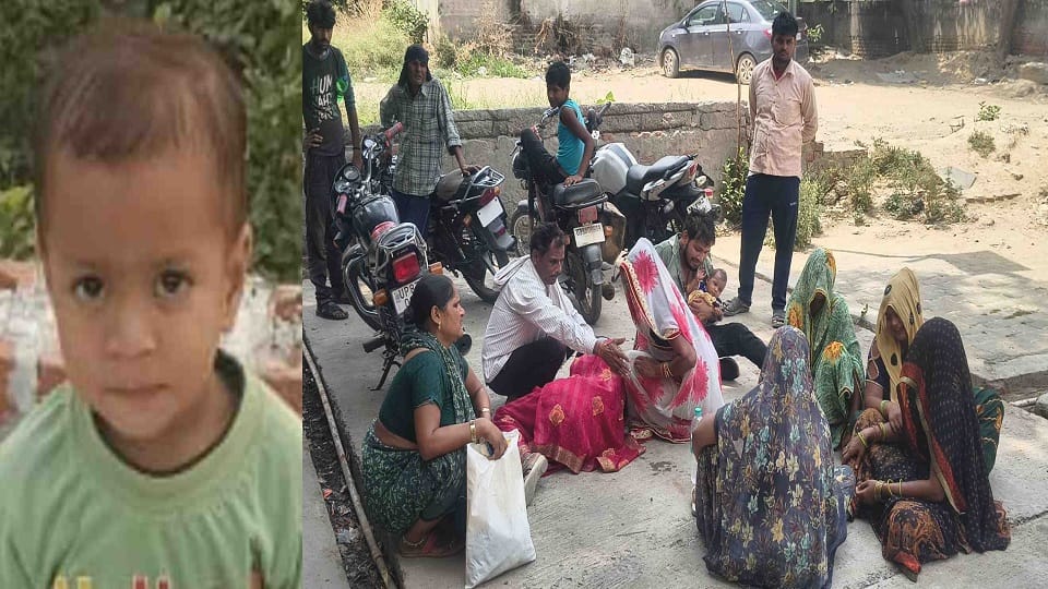 Two people died in road accidents child died in front of his parents