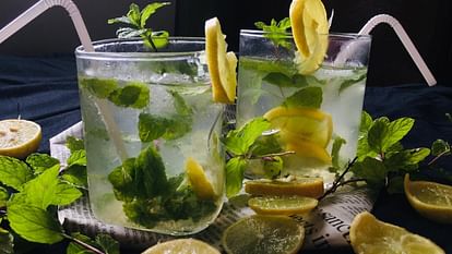 recipe of mint mojito in hindi ghar par mint mojito kaise banayein
