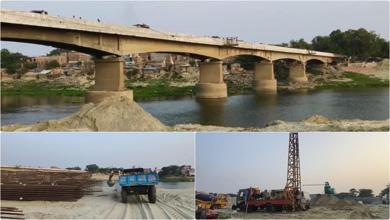 Muzaffarpur News: Parallel four-lane Naya Akhara Ghat bridge over Budhi Gandak will be ready by 2027