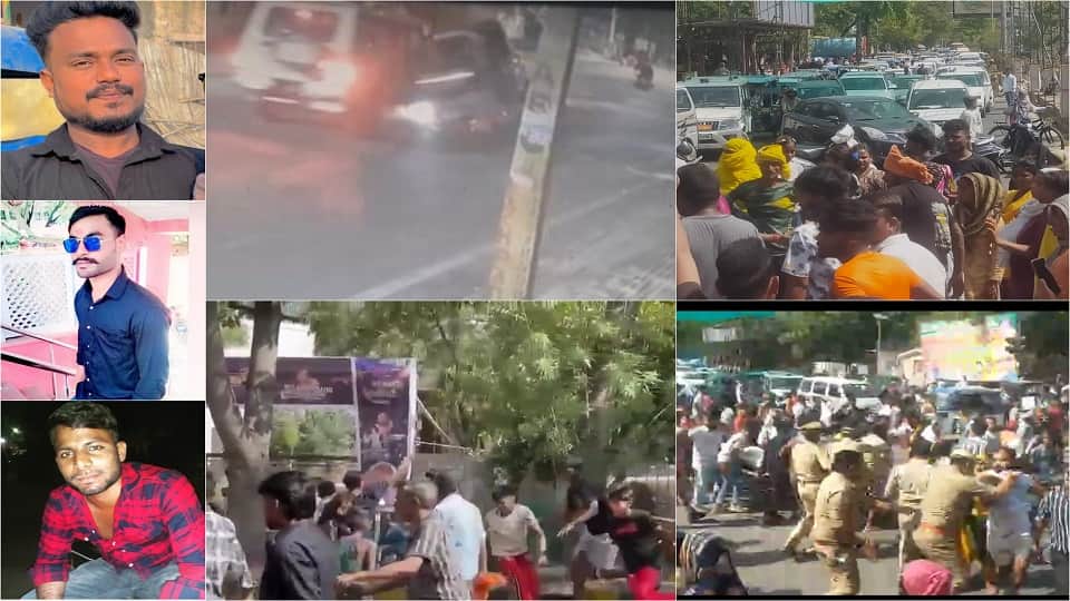 Uproar after death of Three injured youth in road accident in agra