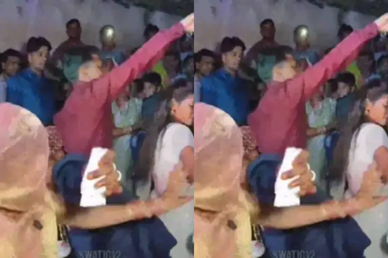 Uncle took out money to ward off the evil eye from the groom then did this thing Video goes viral