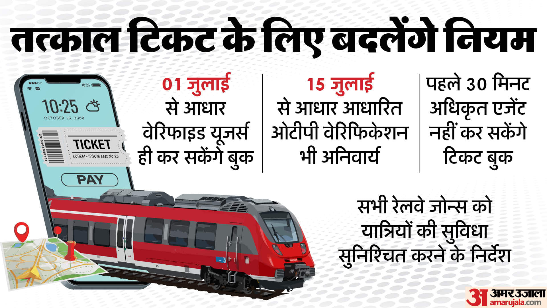 new rules from 1st July 2025 from railway ticket price to atm cash withdrawal charges change from today